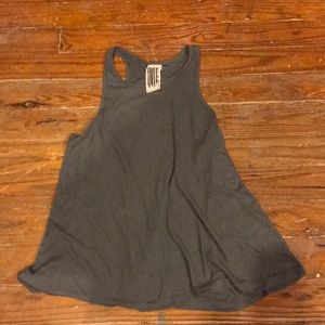 Free people grey tank top